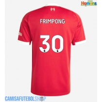 Camisa de time de futebol Liverpool Jeremie Frimpong #30 Replicas 1º Equipamento 2025-26 Manga Curta